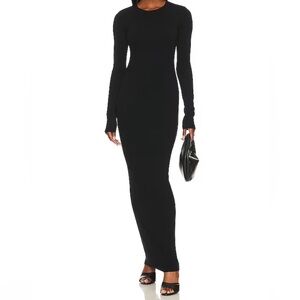 Good American Crewneck Stretch Knit Maxi Dress - L - NWT